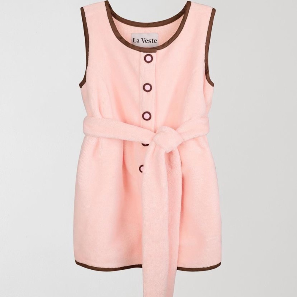 NWT La Veste Pink Mini Towel Dress
